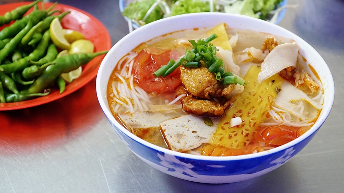 Bún cá Đà Nẵng rất ngon.