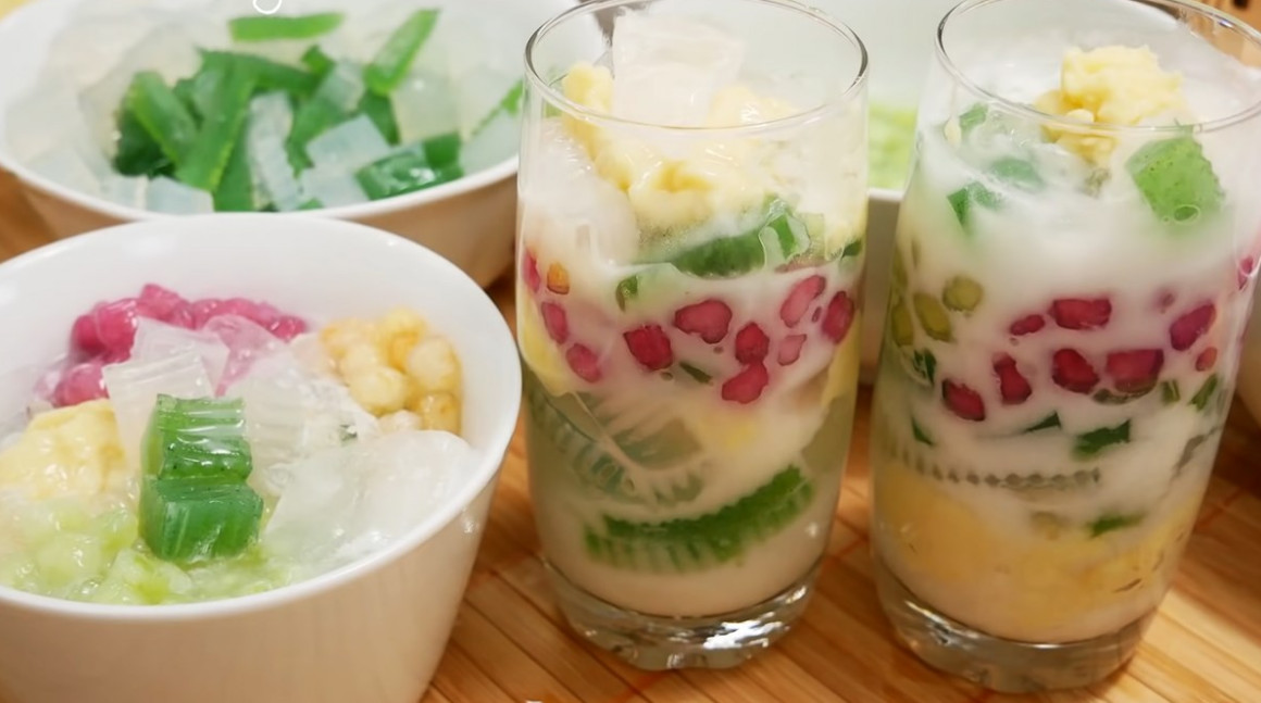 Chè xoa xoa hạt lựu Đà Nẵng.