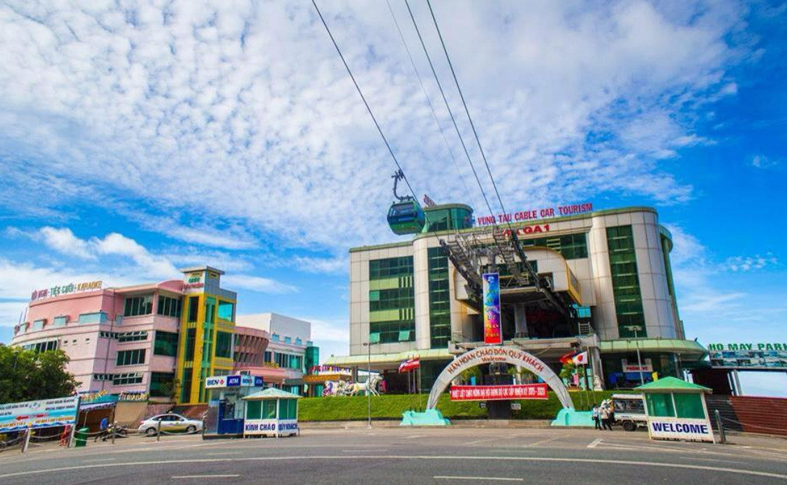 Cáp treo lên Khu du lịch Hồ Mây Vũng Tàu