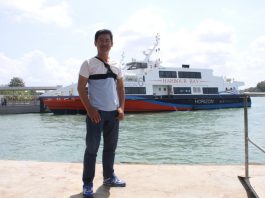 bến tàu ở đảo batam